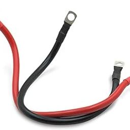 Bharat Power Solution Battery Inverter Cable Set with Terminals - Industrial Panel Copper Cable for Motorcycle, Automotive, Marine, Solar (Red and Black, 300 mm) (300 mm)-image-113