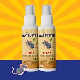 Ratbuster Ultimate Protection Spray, Natural Pest Control, 60 ml, Pack of 2-30