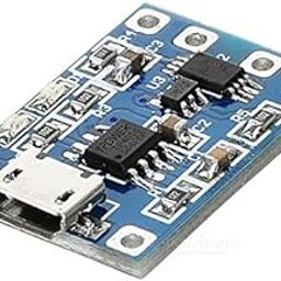Solnoi Electronics TP4056 with overdischarge protection Micro USB 5V 1A for Lithium Battery-image-3