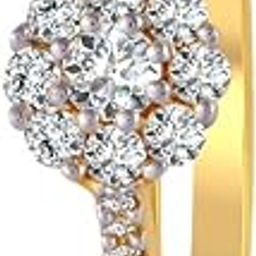 18 KT Yellow Gold and Diamond Metal Ring for Women-image-77