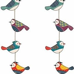 PAPER PLANE DESIGN Birds Ethnic Wall Hanging Zardozi String Decoration For Home Decor Items (A)-8
