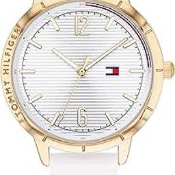 tommy hilfiger Quartz White Dial Silicone Strap Watch for Women-picture-45