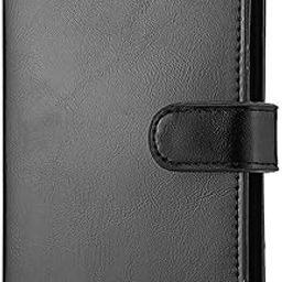 Passport Travel Document Holder Case Cover Leather Wallet Organizer Vaccination Card Protector for Men and Women (Black)-image-12