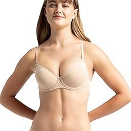 1245 Women's Under-Wired Padded Super Combed Cotton Elastane Stretch Medium Coverage Multiway Styling T-Shirt Bra with Detachable Straps-12