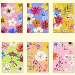 IKBOE Greetsy Set of 12 Floral Bloom Greeting Cards | Foldable Notecards Cards with Envelopes | Thank you, Appreciation, Gratitude, Birthday, Anniversary, Festive Wishes | 3 Inch x 4.25 Inch-image-10