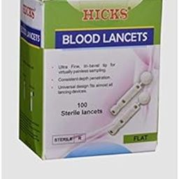 Hicks Flat Lancet for Accuchek (Pack of 100, Multicolor)-image-9