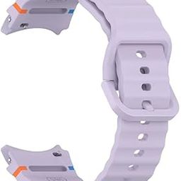 Colorcase Smart Watch Strap Compatible with Samsung Galaxy Watch FE Smart Watch - Silicon Texture Band-image-2