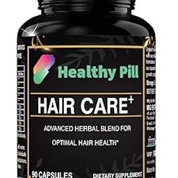 Healthy Pill Advanced Hair Growth Formula for Men and Women, Natural Hair Care Supplement, 90 Capsules, with Biotin, Saw Palmetto, Collagen-image-72