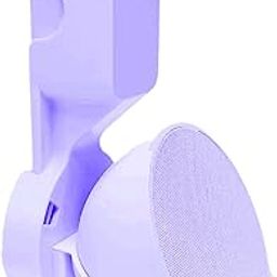 Saifsmart Echo Pop Wall Mount, Outlet Wall Mount Stand for Echo Pop, Holder Mount with Cord Management for Space-Saving, No Messy Cords or Screws, Perfect Speaker Accessories (Purple)-14
