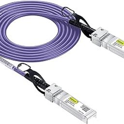 [Very Peri] Colored 10G SFP+ DAC Cable - Twinax SFP Cable for Ubiquiti UniFi Devices, 1-Meter(3.3ft)-20