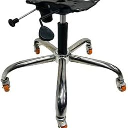 KITHANIA Office Revolving Gaming Chair Steel Base 26 inch with Special Wheel (with Special Slow Moving Wheel, Power Hydraulic & Push Back Plate)-image-47