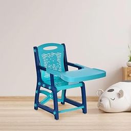 Nilkamal Octo Junior Plastic Kids Chair with Tray/Feeding/Study/Play/Activity Chair (Cobalt Blue & Celeste Blue)-image-28