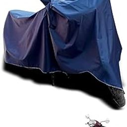 Styxer New Suzuki Access 125 Waterproof - Dust Proof - Full Bike Scooty Two Wheeler Body Cover for Suzuki Access 125 (Navy Blue)-image-13