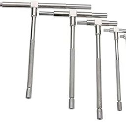 UJEAVETTE Stainless Steel Telescoping T Bore Gauge Set Hole Precision Gage 5/16" - 6"-image-56