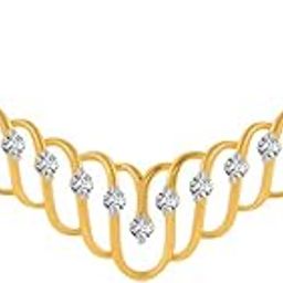 p.c. chandra jewellers 14k (585) Yellow Gold and Solitaire Pendant for Women-picture-5