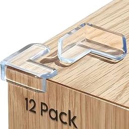 Zeccorp Pack of 12 Silicone Corner Protectors | Baby Proofing Edge & Corner Guards for Sharp Edges, Table, Bed & Furniture | Child Safety Cushion for Baby Proofing - Pack of 12-18