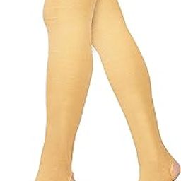 MICRO Compression stockings for Varicose Veins | Compression Socks Women & Men | 1 Pair (Beige Color)-image-11