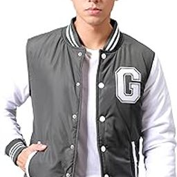 Men's Polyester Regular Slim Fit Colourblocked Puffer Jackets-picture-22