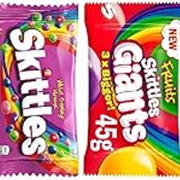 Skittles Candy Variety Pack Mini, Wild Berry, Fruits, Tropical, Crazy Sours, each 45g Pack Of 4 (Imported)-13