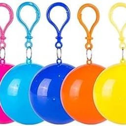 Ball Shape Raincoat, Disposable, Adult Hooded Poncho, Waterproof, Multi-colour Pack of 2-image-65