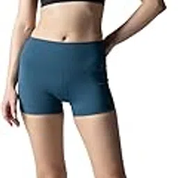 strch Women's Nylon Slim Fit Above Knee Cycling Shorts | Stylish & Comfortable | Lightweight & Breathable Shorts for Gym, Sports, Workout, Yoga-picture-15