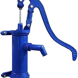 Plastic PVC Hand Pump for Home, Garden 0-7 m, 10-15 LPH (Blue)-image-18