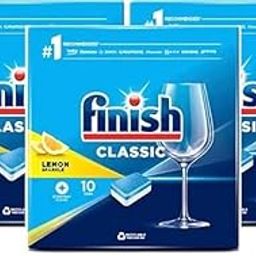 Finish Dishwasher Tablets Classic Lemon 10's Pack Of 3-image-81