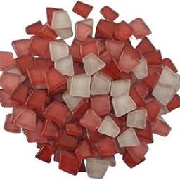 Art Mosaic Art Craft Tile Set, Home Decor Hand Tool for Mosaic Tile Wall Decor Tiles (Glossy Trapezoid Red Mix) (Quantity : 200gms per Packet pcs: 100-170)-image-38