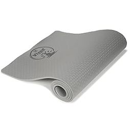VIXEN Yoga Mat Premium 10 MM TPE I Non Slip Yoga Mat For Women and Men | Sweat Absorbent | Extra Thick, Long & Wide Premium Exercise Mat with Yoga Strap | Anti-Slip & Anti-Tear Ideal for Yoga (Gray)-image-7