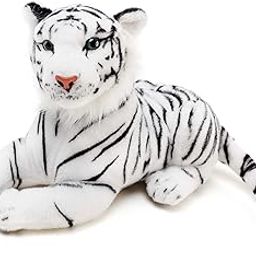 Tickles Tiger Soft Stuffed Plush Animal Toy for Kids Boys & Girls Birthday Gifts (Color: White Size: 48 cm)-image-82