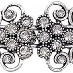 ™ 2xSweater Shawl Clip Sweater Alloy Brooch Clips Fastener for Scarf Shawl Women Black | Pins & Brooches | Fashion Jewelry-image-33