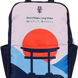 Shinto Casual Backpack for Boys and Girls with Multi-Level Organizers, Laptop Compartment, Water Resistant, Padded Anti-Sweat Straps Bag Blue | Size 22L-image-83