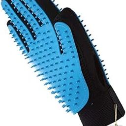 PetVogue Pet Hair Remover Handbursh-Gentle Pet Glove Brush-Deshedding Glove-Massage Mitt With 5 Finger Design-For Small Medium Large Dogs & Cats With Long & Short Fur-Double Sided Grooming Handbrush-image-9
