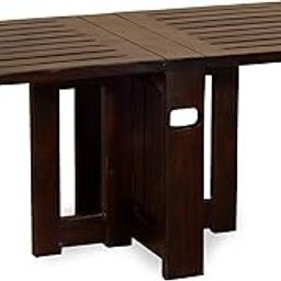 Madera Foldable Coffee Table (Walnut Finish, Brown)-14