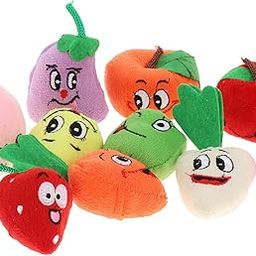 LR Decor Cartoon Funny Finger Puppets Doll Baby Hand Puppet Toy Fruit Set-image-95