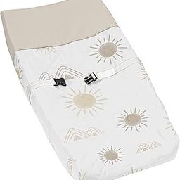 Sweet Jojo Designs Boho Desert Sun Taupe Boy or Girl Baby Nursery Changing Pad Cover - Neutral Tan Beige Ivory Gold Cream Off White Bohemian Mountain Nature Outdoors Geometric Minimalist Sunshine-image-58