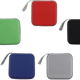 STYLEHEAVEN 40 Disc CD Wallet DVD Case Storage Holder Bag Carry Protector PVC Blue-image-71