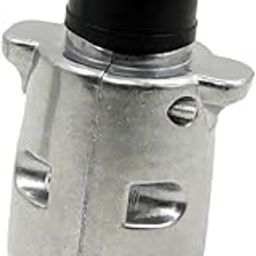 Round 7 Pin N Type Trailer Boat Light Adapter Plug Connector Weather Proof Aluminum-picture-22