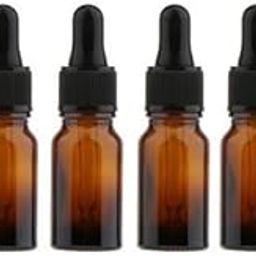 SAZ DEKOR® 3x6 Empty Glass Refill Eye Dropper Bottles Essential Oil Perfume Pipette Vials 10ml-30