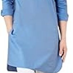 Men Cotton Solid Spread Collar Curved Hem Side Slit Full Sleeve Pathani Kurta with Pyjama-image-2