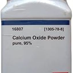 SRL Calcium Oxide Powder pure, 95% 500Gm, CAS 1305-78-8, Molecular Formula : CaO, Storage : Room Temperature, Shelf Life : 60 Months, for laboratory use only-35