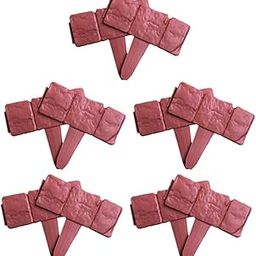 Decor 10-Piece Gardening Fence Brick Poly Imitation Stone Yard Edge 2.5M | Yard Garden & Outdoor Living | Gardening Supplies | Hydroponics & Seed Starting | Tents Tarps & Shelves-image-69