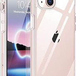 Amozo Ultra Hybrid Camera and Drop Protection Back Cover Case for iPhone 13 (TPU + Polycarbonate | Crystal Transparent)-14