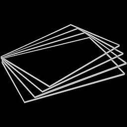 JUKR Transparent Acrylic Sheets 6 x 4 Inches Clear Laser Cut Rectangle Plexiglass 2 mm Thickness Acrylic Sheet Board For Glass Art Painting, DIY Crafts Projects, Photo Frames, Fish Tanks (Pack of 4)-image-6