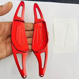 Aluminium Alloy Red CNC Metal Paddle Shifter S-Koda Interior Styling Parts Extensions Car Steering Wheel Paddle Shifter Cover for S-Koda, Slavia Auto Accessories-image-92
