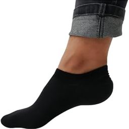 Cotton Unisex Ankle Casual Breathable Socks No-Show Athletic Socks, Low Cut Ankle Length, Black,-picture-10
