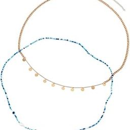 Bohemian Blue Beaded Waist Chain for Women and Girls | Boho Hip Chain | Adjustable Evil Eyes Kamarband-image-37