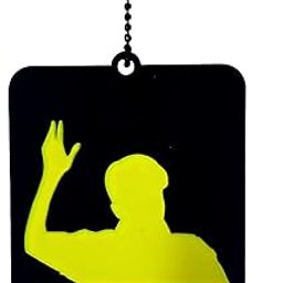 Fluorescent TVK Scan and Play NFC Car Hanging, Stylish Glow-in-the-Dark Car Accessory, Compatible with NFC Devices-image-63