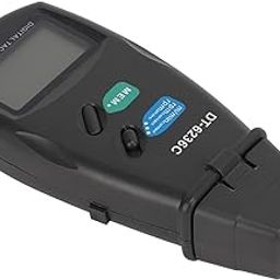 UniMarket® RPM Digital Photo Tachometer, RPM Digital Tachometer 2 in 1 Non Contact Optoelectronic Contact for Automobile Manufacturing for Motor Wheel'-8