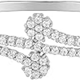 925 Silver You Sparkle Cuff Bangle, Adjustable | Gifts for Women and Girls | With Certificate of Authenticity and 925 Stamp | 6 Months Warranty-image-64